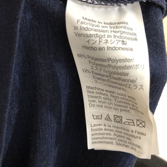 J. Crew Polo Shirt Mens Medium Blue Performance Golf Stretch Soft Preppy - Picture 9 of 9